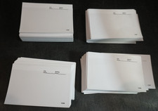 400 Stamp Dealer Cards White Background with Clear Window picture