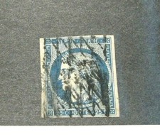 France Stamp Scott# 6 Ceres  1849-50 H91  picture