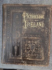 1878 1st Ed Picturesque Ireland John Savage Illustrated Steel Engravings Book picture