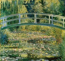 Claude  Monet Signed Oil Painting on Canvas 20x28 .. picture