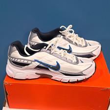 Nike White/Blue/Gray Men Low Top Lace Up Athletic Sneakers New Box picture