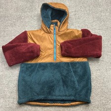 Lole Yana Oversized Pullover Hoodie Women's XS Colorblock Half Zip NWT picture