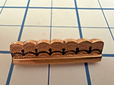 Antique Victorian Rose Gold Filled Bar Pin Brooch Mounting For Repair Craft picture