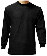 Men Heavy Weight Plain Thermal Long Sleeve New Waffle Shirts Solid Colors  picture