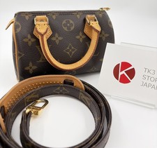LOUIS VUITTON Monogram Mini Speedy M41534 Mini Boston Bag Brown From Japan 127 picture