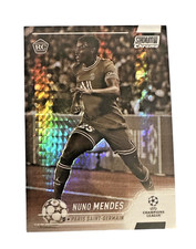 2021-22 Topps Stadium Club Chrome UCL Nuno Mendes #25 Rookie Card Sepia /75 picture