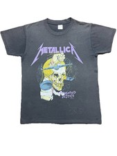Metallica Vintage 80s Damaged Justice 1988 Tour Pushead Mens Large Single Stitch picture