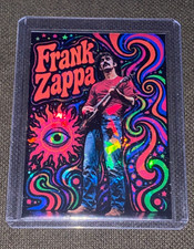 Frank Zappa Psychedelic Custom Holofoil Refractor Card picture