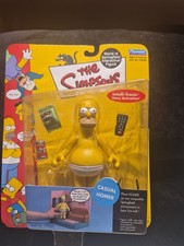 The Simpsons Series 4 CASUAL HOMER SIMPSON World of Springfield Figure - NIB picture