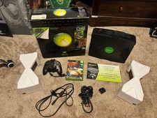 Original Microsoft OG XBOX Console w/ box, foam, controller, 1 CIB video game, + picture