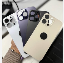 Back Glass for iPhone 14 Pro / iPhone 14 Pro max  Big Hole replacement cover picture