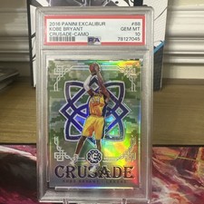 2016-17 Panini Excalibur - Crusade Kobe Bryant #88 Camo PSA GEM MT 10 picture