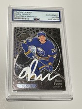 Owen Power Signed Card Slabbed PSA DNA PSA/DNA Metal Universe Sabres Auto IP a picture