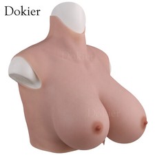 Dokier Oversize K Cup Silicone Crossdresser Breast Forms Breastplate Fake Boobs picture