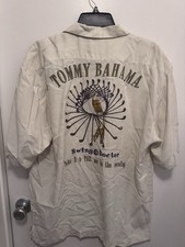 Tommy Bahama Swing Doctor Vtg Camp Shirt Mens Medium Short Sleeve Button Up picture