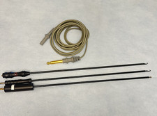 Set Of 3 Surgical Direct Monopolar Electrodes W/ Cable L hook,  J hook, Spatula picture