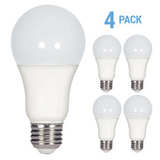 4 Pack Satco S28790 LED Bulbs 120V 15.5W 100W A19 Medium E26 Base Frosted 5000K picture