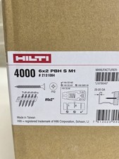 Hilti Collated Fine Thread Drywall Screw 6x2 PBH S M1 #2131084 Box Of 4000  picture
