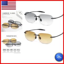 PEEPAI 2 Pairs Bifocal Reading Sunglasses Anti Blue Light UV400 Far Near 3.0 picture