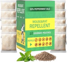 Vamoose Natural Rodent Repellent - 10 Pack Peppermint Oil - Mice & Rat Deterrent picture