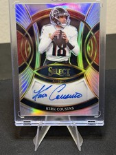 Panini 2025 Select Kirk Cousins Falcons Signatures Prizm Auto #SP-KKC Vikings  picture