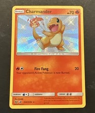 2019 POKEMON SUN & MOON HIDDEN FATES CHARMANDER SHINY VAULT HOLO #SV6 picture
