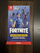 Nintendo Switch Fortnite Wildcat Code & 2000 V-Bucks (UNUSED) picture
