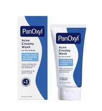PanOxyl Acne Creamy Wash Benzoyl Peroxide 4% Daily Control  6 oz Exp 3/28 picture