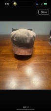 True Religion Herringbone Newsboy Cap Mens Brown/Beige One Size NWT picture