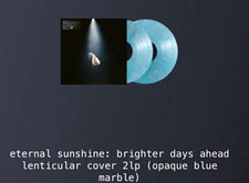Eternal Sunshine Brighter Days Ahead Lenticular Cover 2LP Blue Colored Vinyl picture