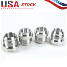 4Pcs An16, 16 An Male Billet 6061t6 Aluminum Weld On Fitting Bung picture