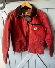 Carhartt Womens Detroit  sherpa lined  Coat Short Size XS rare picture