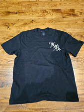 True Religion Men’s Black Graphic Logo Print Crew Neck Short Sleeve Tee Size L picture