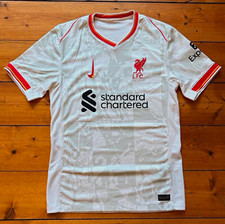 Nike Liverpool FC White Soccer Jersey Shirt Size XL mac allister 10 picture