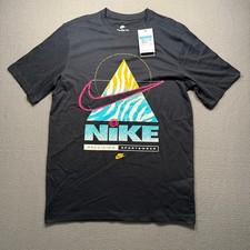 Nike Precision Sportswear Graphic Tee Mens Size Medium Tall Black HV9149-010 picture