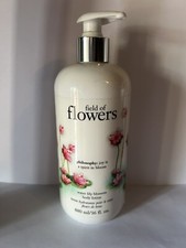 NEW PHILOSOPHY FIELD OF FLOWERS 16 OZ WATER LILY BLOSSOM BODY LOTION *B GRADE* picture