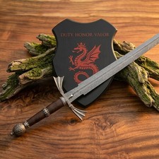 Hand forged Dark Sister Fantasy Sword Replica Handmade Collector Display Sword picture