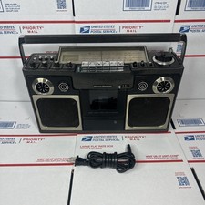 National Panasonic RS-4300FDS 4 Band Stereo Cassette Boombox -RADIO WORKS - READ picture