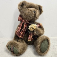 Boyds Bears Russell Bear & Scarecrow Limited Edition Head Bean Collection 16