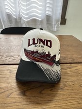 Vintage Lund Boats Hat Cap Adjustable Limited Edition Embroidered Hat NEW 2001 picture