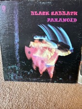 Black Sabbath Paranoid Record Vg Plus Jacket Vg Damage Corner picture