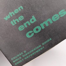 1957 When The End Comes Bible Discussion Guide Robert Hoyer Magog Prophecy Times picture