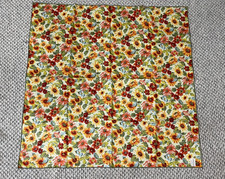 New Longaberger Homestead Sunflower FABRIC TABLE SQUARE 36
