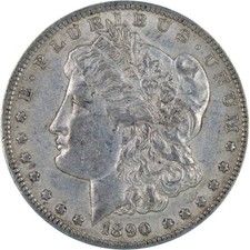 1890 O Morgan Silver Dollar XF EF Extremely Fine $1 Coin Collectible picture