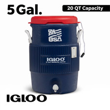 Igloo 5 Gallon Heavy-Duty beverage Jug, Red White and Blue picture