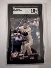 2017 Bowman Aaron Judge #32 RC Rookie SGC 10 GEM MINT Yankees  picture