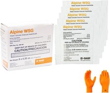 5 Pouches x 10 Gram Packet Alpine WSG Water Soluble Insecticide Kill Ant Roach picture