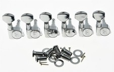 *NEW Wilkinson 6 In Line EZ-LOK Locking TUNERS 19:1 Chrome WJN07-CR (EZ POST) picture