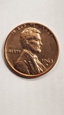 1963 D Lincoln Memorial Penny, Unirculated, with 