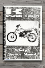 KMX125 Motorcycle Service Repair Manual Comb Bound 200 Pages picture